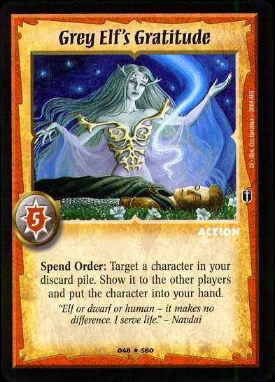 Grey Elfs Gratitude - Foil